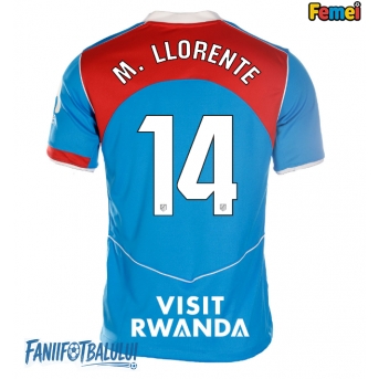 Atletico Madrid Marcos Llorente #14 Tricou Fotbal Replică 2025-26 Femei Treilea